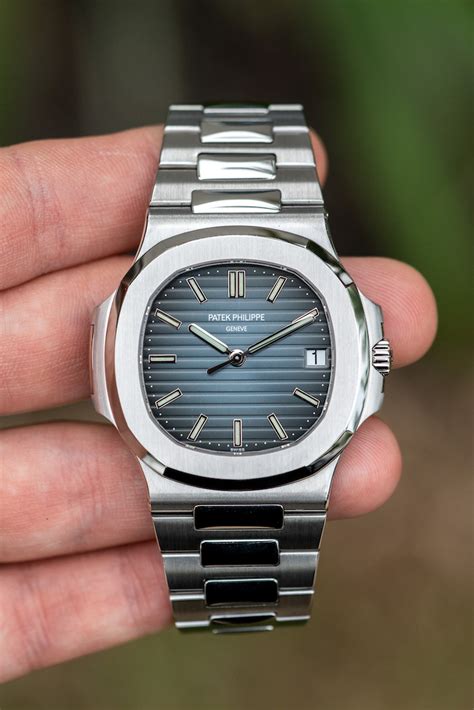 patek philippe light blue dial|Patek Philippe nautilus blue dial.